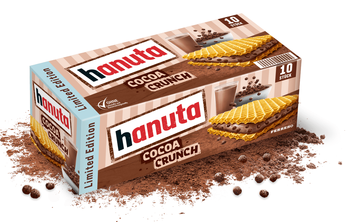 hanuta Cocoa Crunch Multipack
